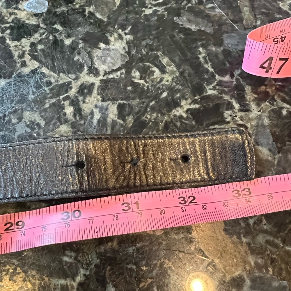 St John leather Monogram Belt, small - Picture 7 of 10